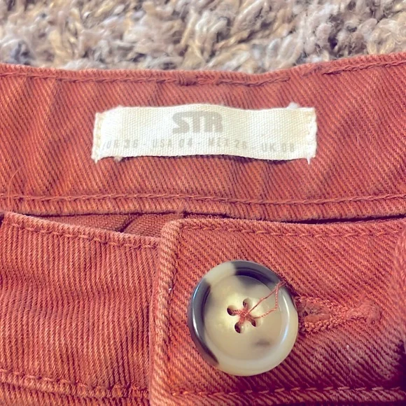 STR High-Rise Sailor Wide Leg Ankle Jeans - Picture 3 of 3